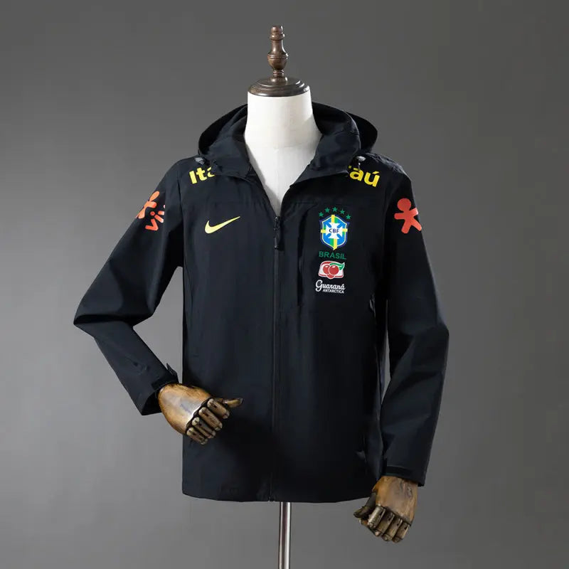 Veste imperméable du Brésil noire - Maison de la Veste