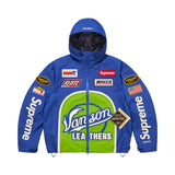 Veste GORE-TEX bleue Maison de la Veste, vue de face