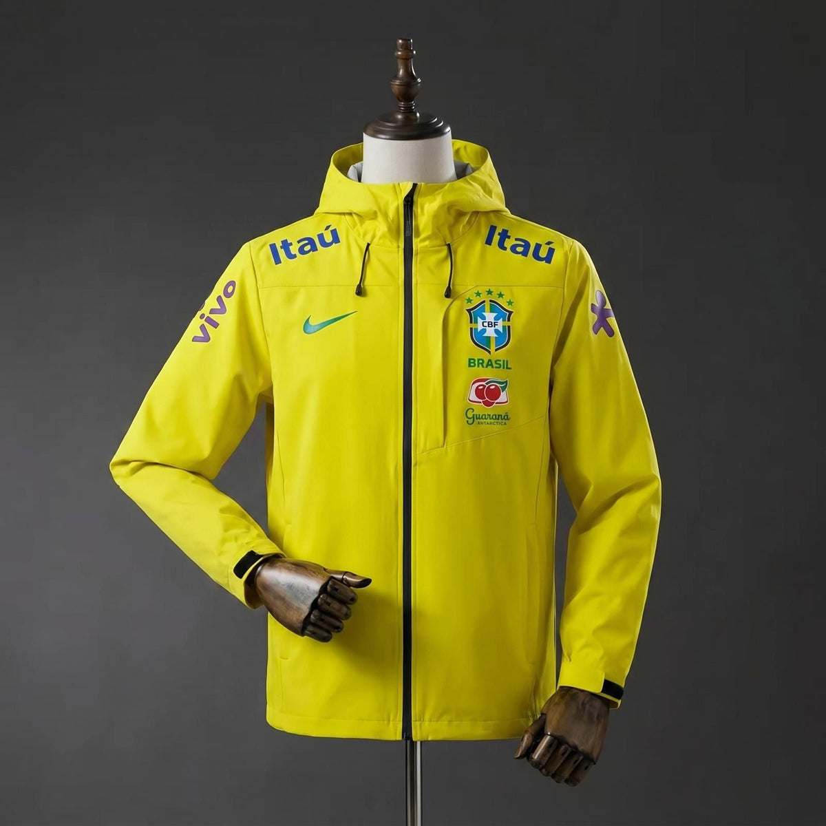 Veste imperméable du Brésil jaune - Maison de la Veste