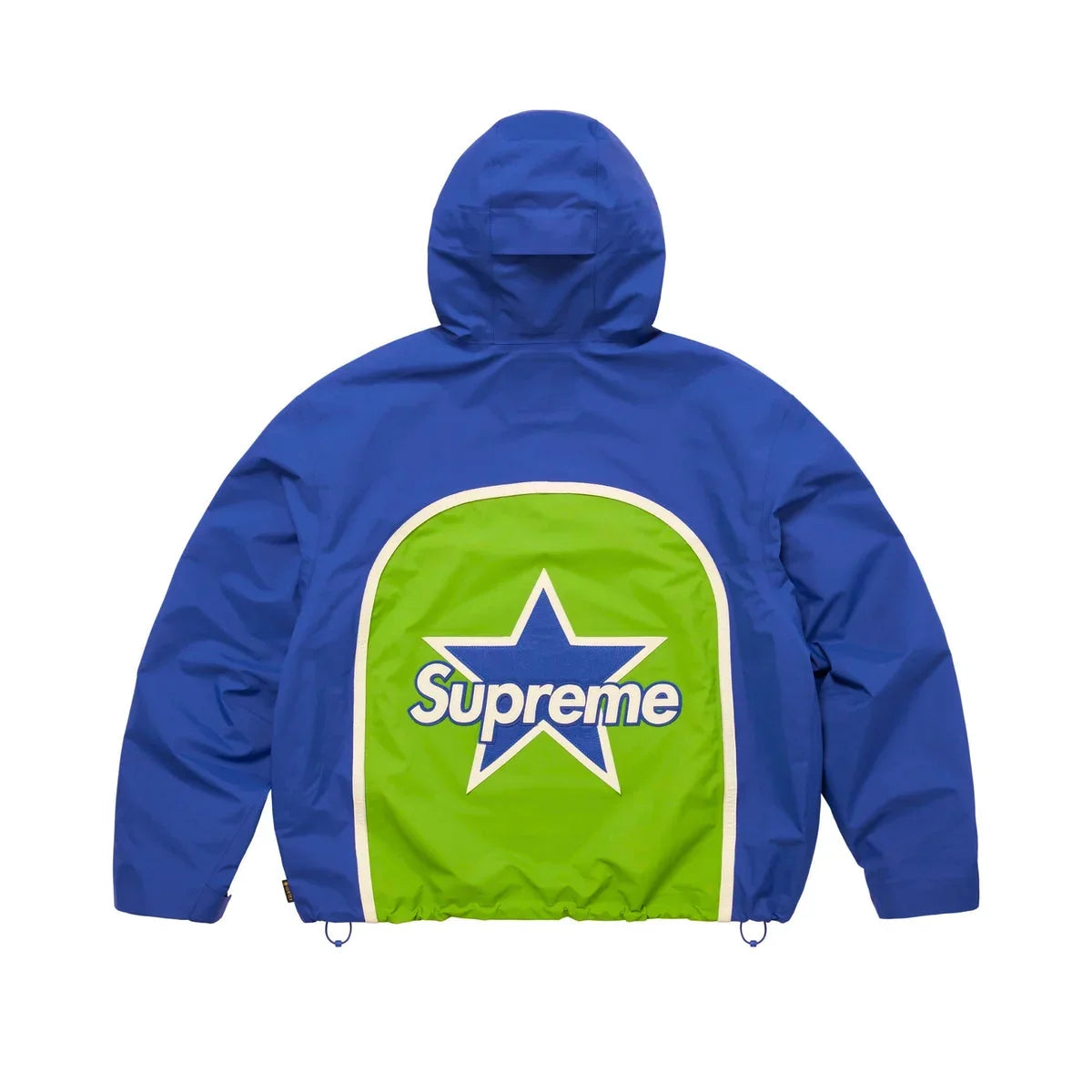 Veste GORE-TEX bleue Maison de la Veste, vue de dos